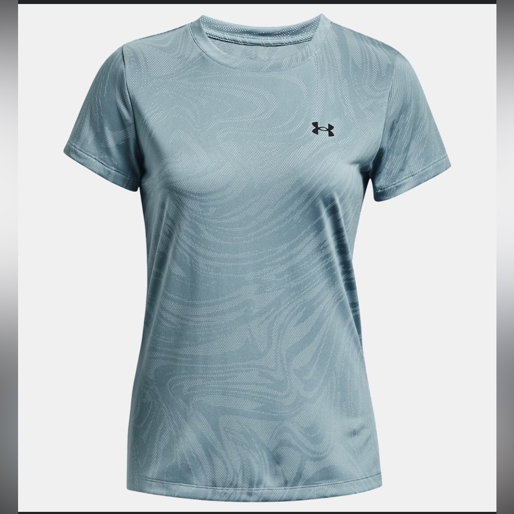 Under Armour Women's blue Short Sleeve athletic tee shirt